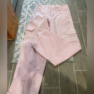 American Eagle Outfitters Light Pink cargo pants